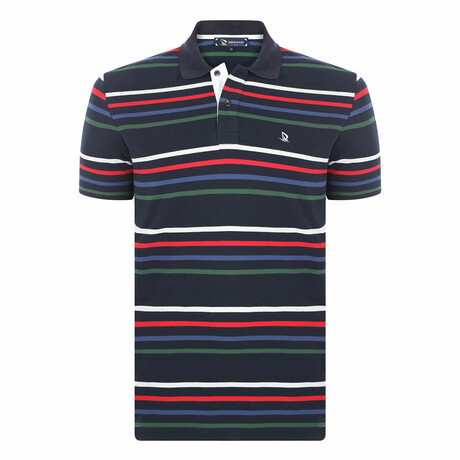Franco Short Sleeve Polo Shirt // Navy (XS)