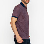 Derek Short Sleeve Polo Shirt // Bordeaux (2XL)