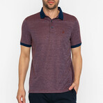 Derek Short Sleeve Polo Shirt // Bordeaux (XL)