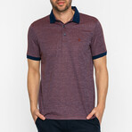 Derek Short Sleeve Polo Shirt // Bordeaux (M)