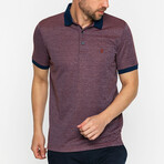 Derek Short Sleeve Polo Shirt // Bordeaux (XL)