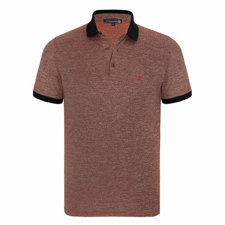Brian Short Sleeve Polo Shirt // Brick (XS)