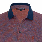 Derek Short Sleeve Polo Shirt // Bordeaux (3XL)