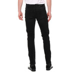 Clean Skinny Stretch Jeans // Black (38WX34L)