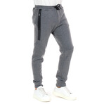 Side Zipper Joggers // Anthracite (XL)