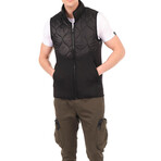 Color Block Vest // Black (XL)