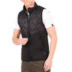 Color Block Vest // Black (L)