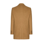 Fitted 3-Button Pea Coat // Camel (Euro: 48)
