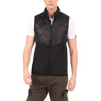 Color Block Vest // Black (S)
