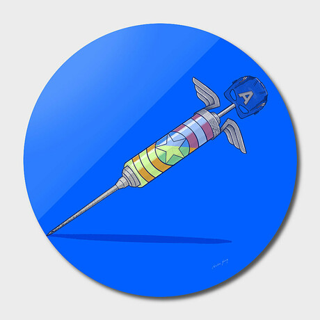 Halfsies: Captain America (16"Ø)