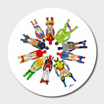 Super Hero Butts (16"Ø)