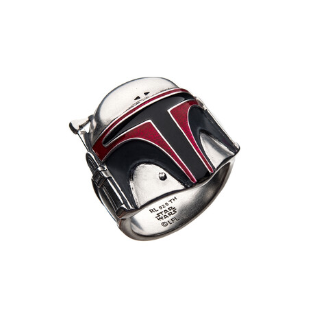 Star Wars X RockLove // Boba Fett Helmet Ring (Ring Size 7)