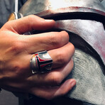 Star Wars X RockLove // Boba Fett Helmet Ring (Ring Size 7)