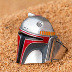 Star Wars X RockLove // Boba Fett Helmet Ring (Ring Size 7)