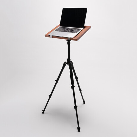 Tripod Standing Desk // Original // Walnut