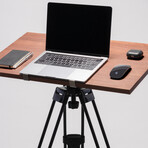 Tripod Standing Desk // PRO // Walnut
