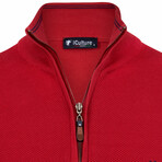 Tanner Half-Zip Pullover // Red (XL)
