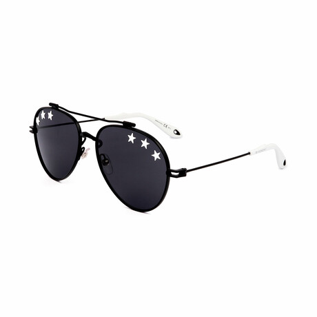 Unisex 7057-STARS-807-IR Sunglasses // Black