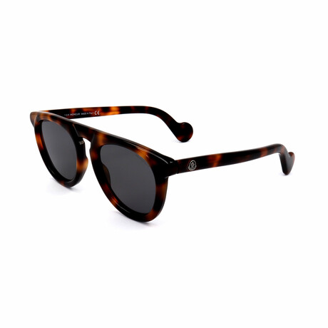 Moncler // Men's ML0100-52A Sunglasses // Dark Havana