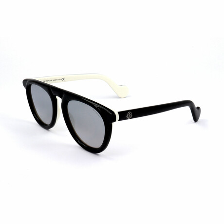 Moncler // Men's ML0100-04C Sunglasses // Black + White