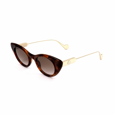 Moncler // Unisex ML0102-53F Sunglasses // Blonde Havana