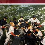 2007 Boston Red Sox World Series Champions // Team Signed Photograph + Framed // Limited Edition #79/80