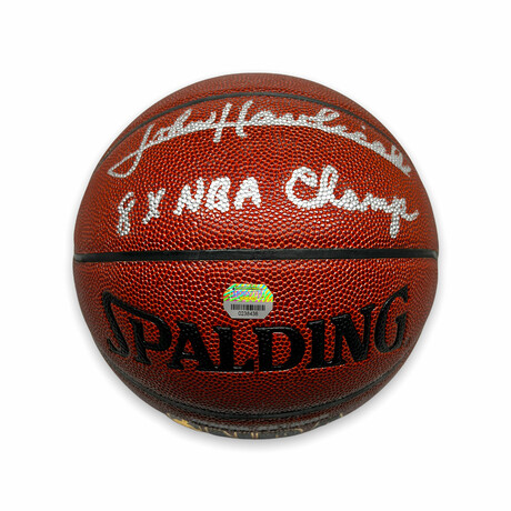 John Havlicek // Boston Celtics // Autographed Basketball w/ Inscription