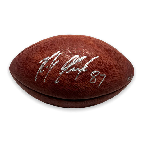 Rob Gronkowski // New England Patriots // Signed Engraved Stat Football //  Limited Edition #87/87 (Jersey Number) - Sensational Sports Collectibles -  Touch of Modern