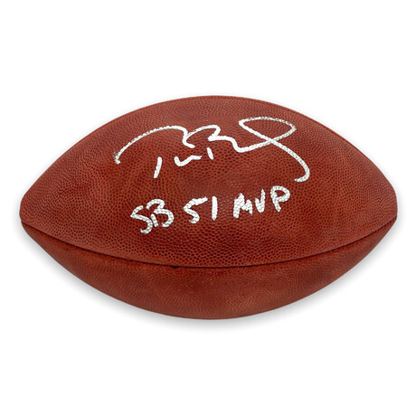 Tom Brady // New England Patriots // Signed Super Bowl LI Football w/ Inscription