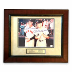 Mickey Mantle & Ted Williams // Boston Red Sox & New York Yankees // Signed Photograph + Framed