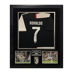 Cristiano Ronaldo // Juventus // Signed Jersey + Framed