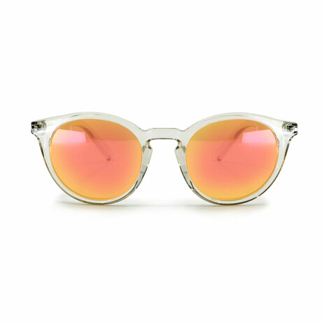 Unisex Hobbes Revo Polarized Sunglasses // Crystal + Pink