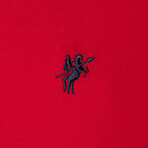 Aaron Polo T-shirt // Red (S)