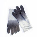 Ombre Tech Gloves // Black + Gray
