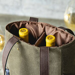 Two Bottle Insulated Wine Cooler Bag