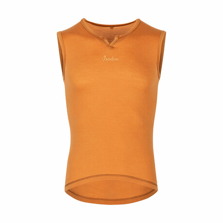 Leonardo Merino Sleeveless Base Layer // Golden Oak (X-Small)