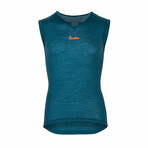 Phillip Merino Sleeveless Base Layer // Atlantic Blue (X-Small)