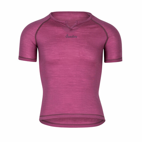 Griffin Merino Short Sleeve Base Layer // Crushed Berry (X-Small)