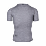 Andrew Merino Short Sleeve Base Layer // Gray (X-Small)