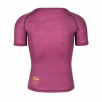 Griffin Merino Short Sleeve Base Layer // Crushed Berry (X-Small)