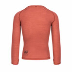 River Merino Long Sleeve Base Layer // Marsala (X-Small)