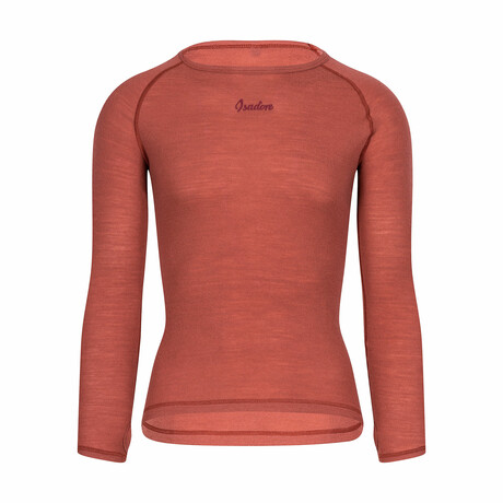 River Merino Long Sleeve Base Layer // Marsala (X-Small)