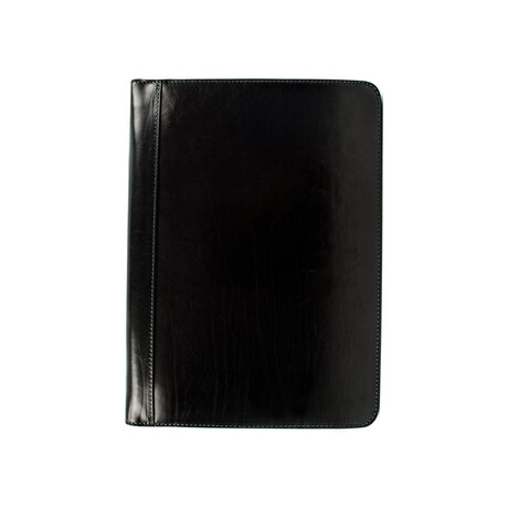 Candide // Leather Document Folder // Black