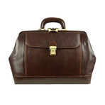 Hamlet // Leather Doctor Bag // Dark Brown (Dark Brown)