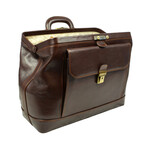 Hamlet // Leather Doctor Bag // Dark Brown (Dark Brown)