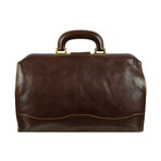 David Copperfield // Small Leather Doctor Bag // Dark Brown
