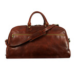 Fear And Loathing In Las Vegas // Leather Duffel Bag // Dark Brown (Dark Brown)