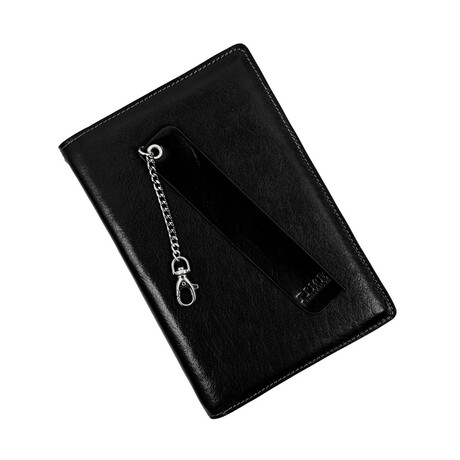 The Diary Of A Nobody // Leather Journal + Refillable Notepad // Black