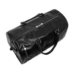 Wise Children // Leather Duffle Weekend Bag // Black (Black)