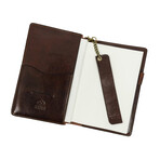 The Diary Of A Nobody // Leather Journal + Refillable Notepad // Brown